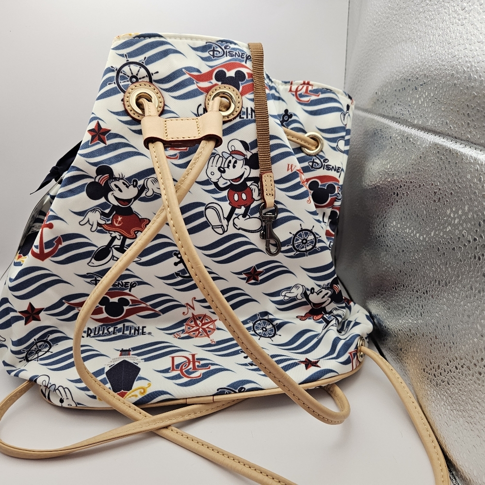 Disney Cruise Line Wave Drawstring Backpack by Dooney & Bourke - Picture 2 of 8